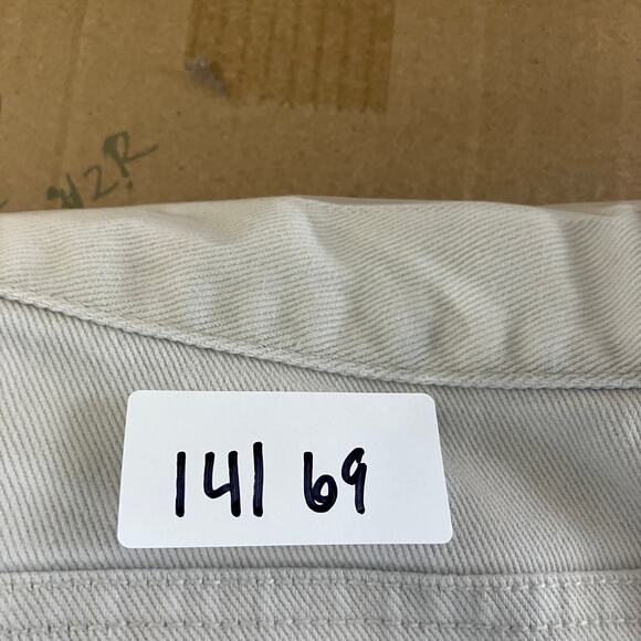 Eddie Bauer Jeans Women's Size 18 Beige Capri Casual Cotton Denim Pants - Picture 10 of 10